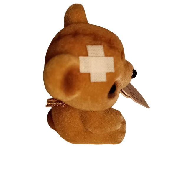 Josef Originals Fuzzy Wuzzy 2” Bear Bandaid Get Well Soon Vtg Figurine Japan - Picture 7 of 11